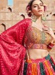 Multi Color Silk Designer Wedding Lehenga Choli